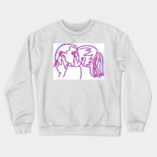 Red Kiss Crewneck Sweatshirt